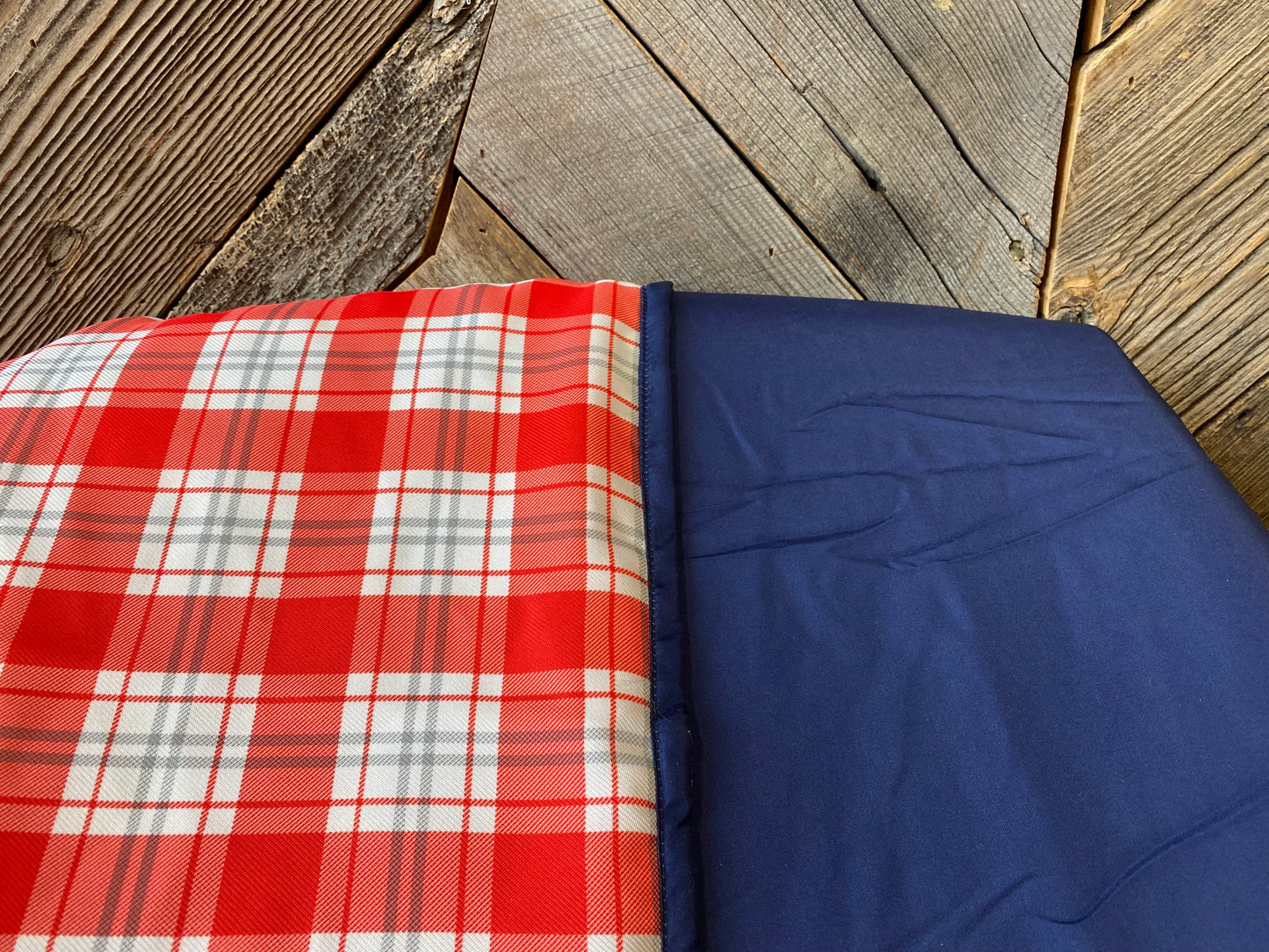 Liberty Blanket, Navy/Red