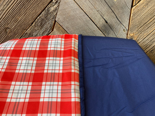 Liberty Blanket, Navy/Red